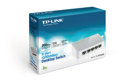 (已售出)TP-LINK TL-SF1005D 5埠 10/100Mbps 網路交換器