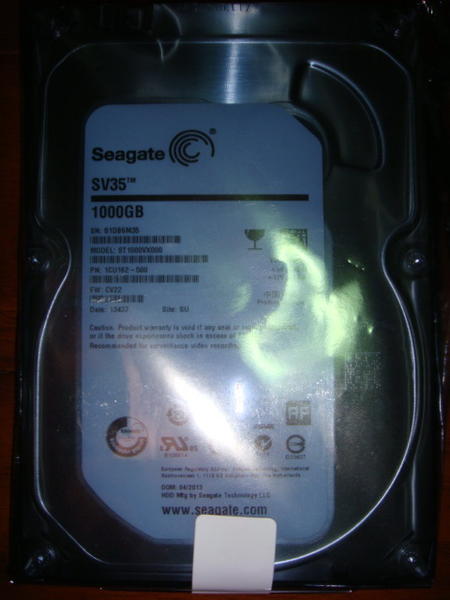 (已售出)Seagate 1TB SATA3 硬碟(監控碟)