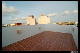 澎湖印象沙港民宿公共空間-頂樓的觀星屋頂與陽台