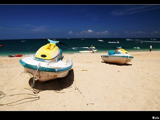 吉貝海上樂園美麗的沙灘與海景