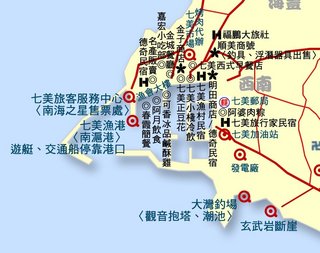 七美旅行家民宿地圖