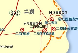 二崁陳家古厝位置圖