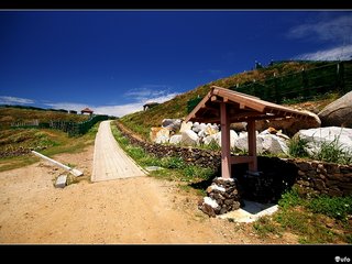 上觀星公園的小路