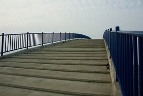 觀音亭海濱公園搭配西瀛虹橋的全景